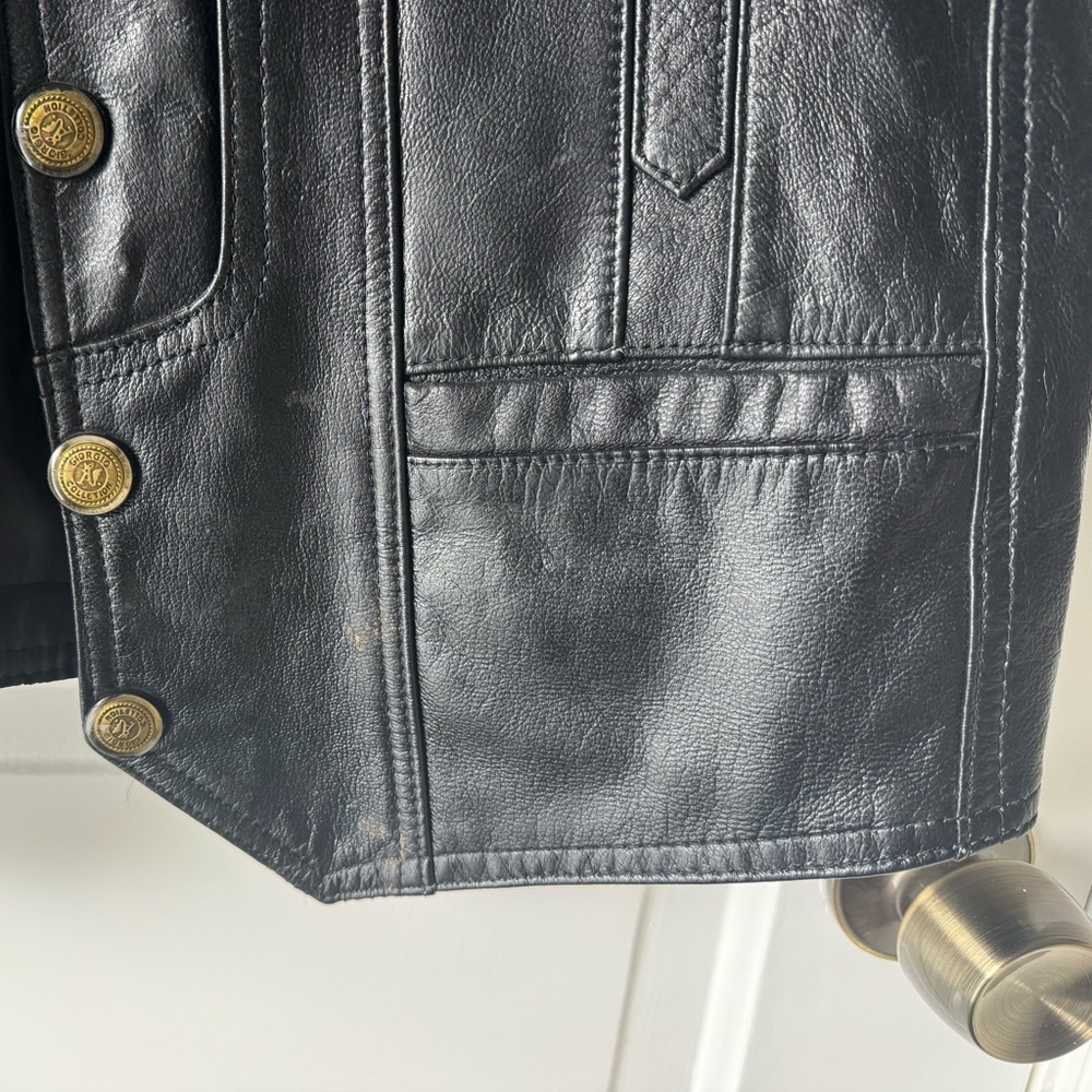 Vintage Biker Leather Vest - Picture 5 of 6